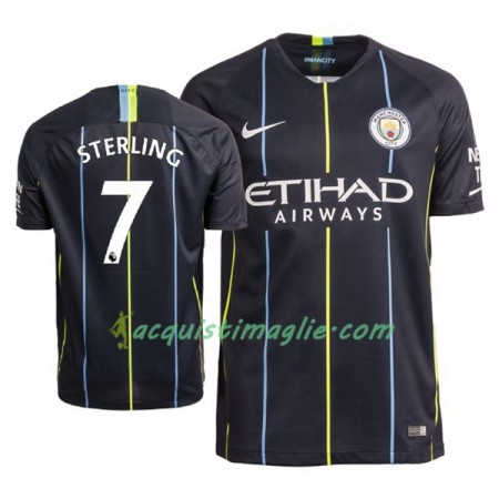 Divisa di Calcio Manchester City Sterling 7 Trasferta 2018/2019